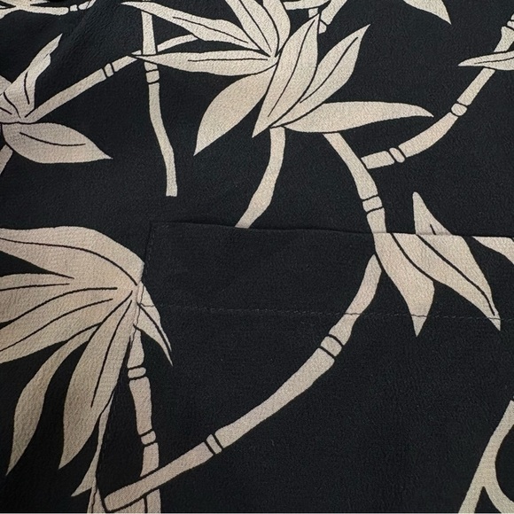 EVAN PICONE Vintage 100% Silk Bamboo Print Long Sleeve Blouse 12 M/L - Picture 14 of 14